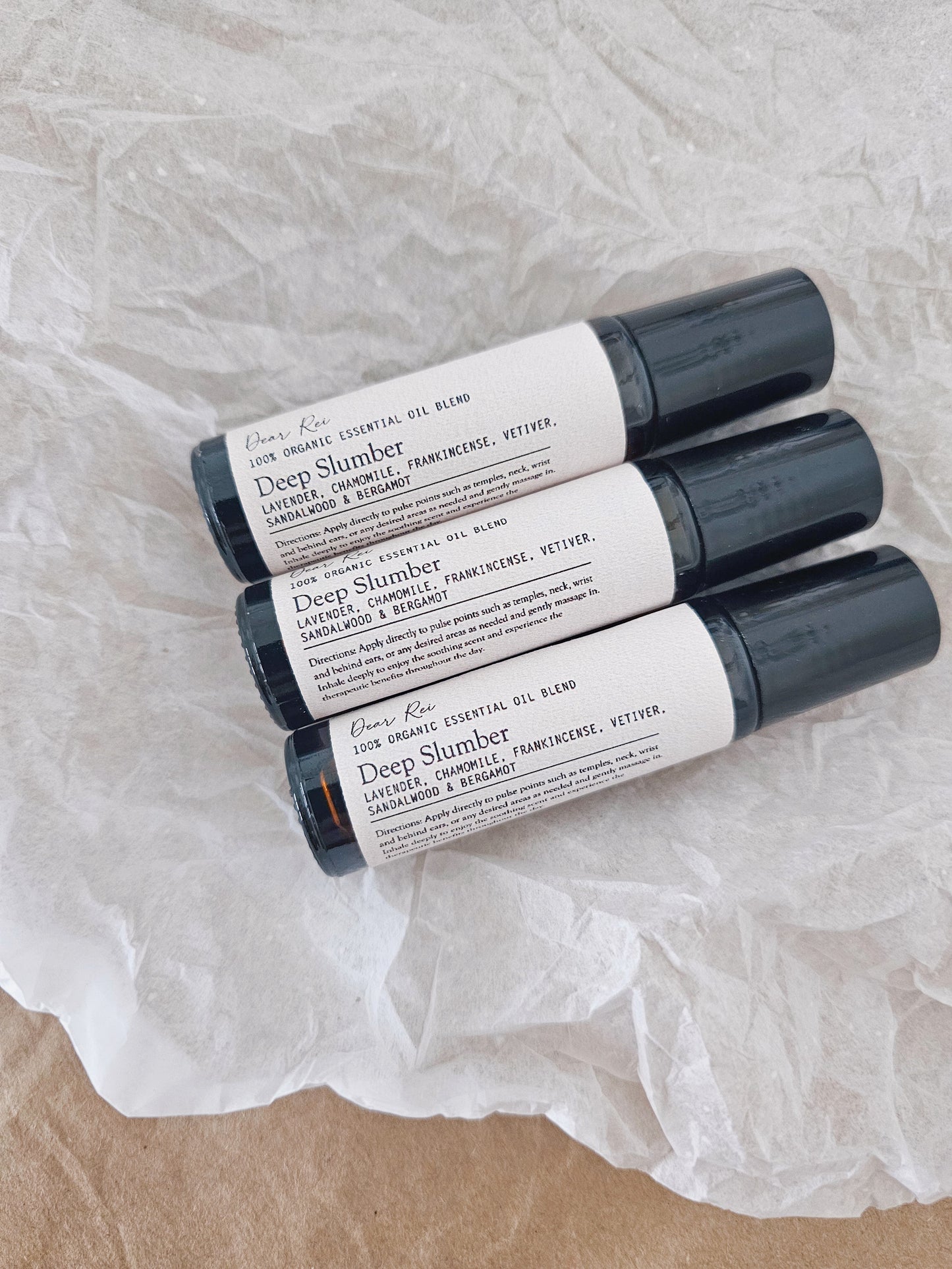 Deep Slumber • Lavender, Chamomile, Frankincense, Vetiver, Sandalwood & Begamot