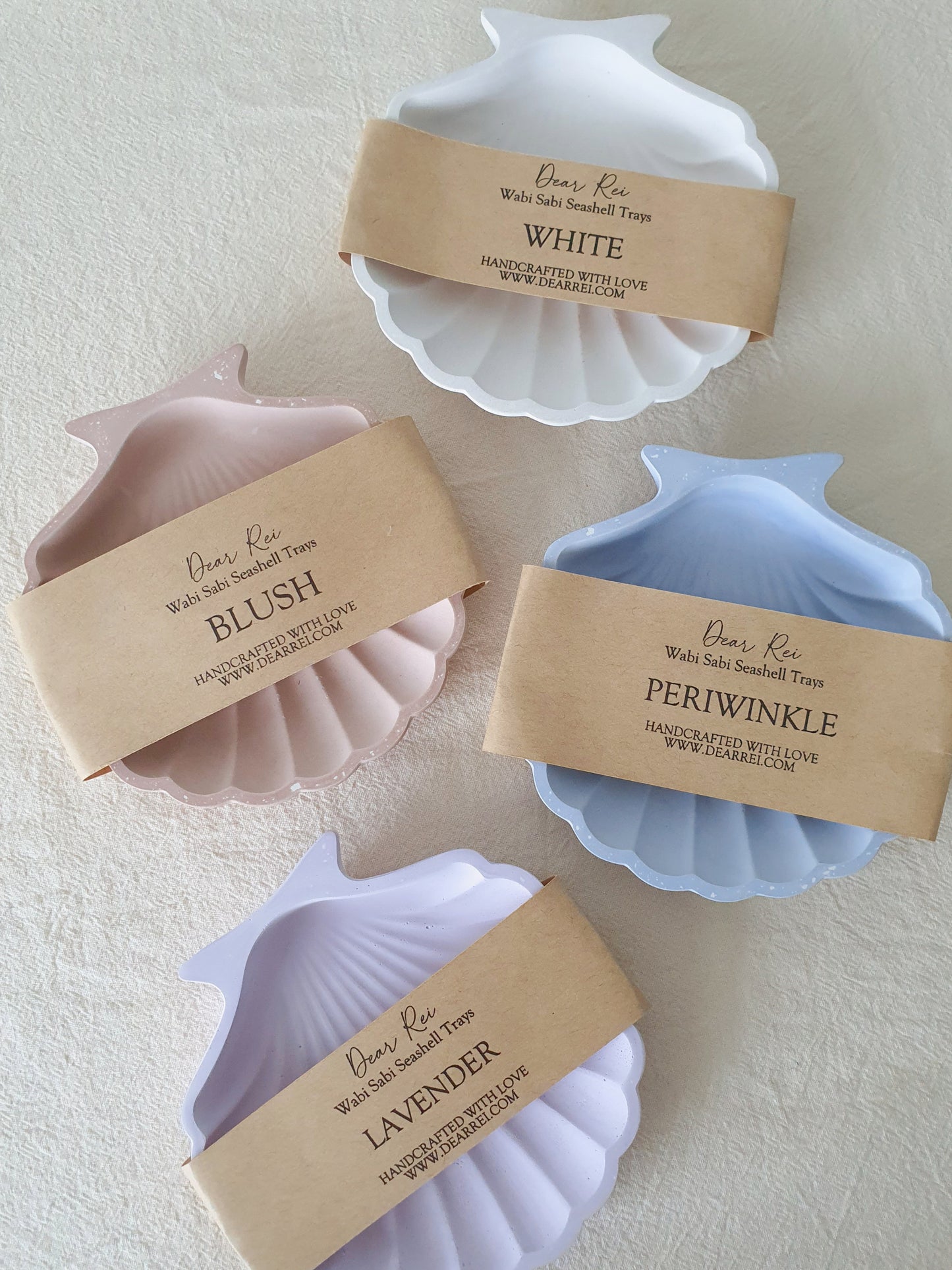 Wabi Sabi Seashell Trays