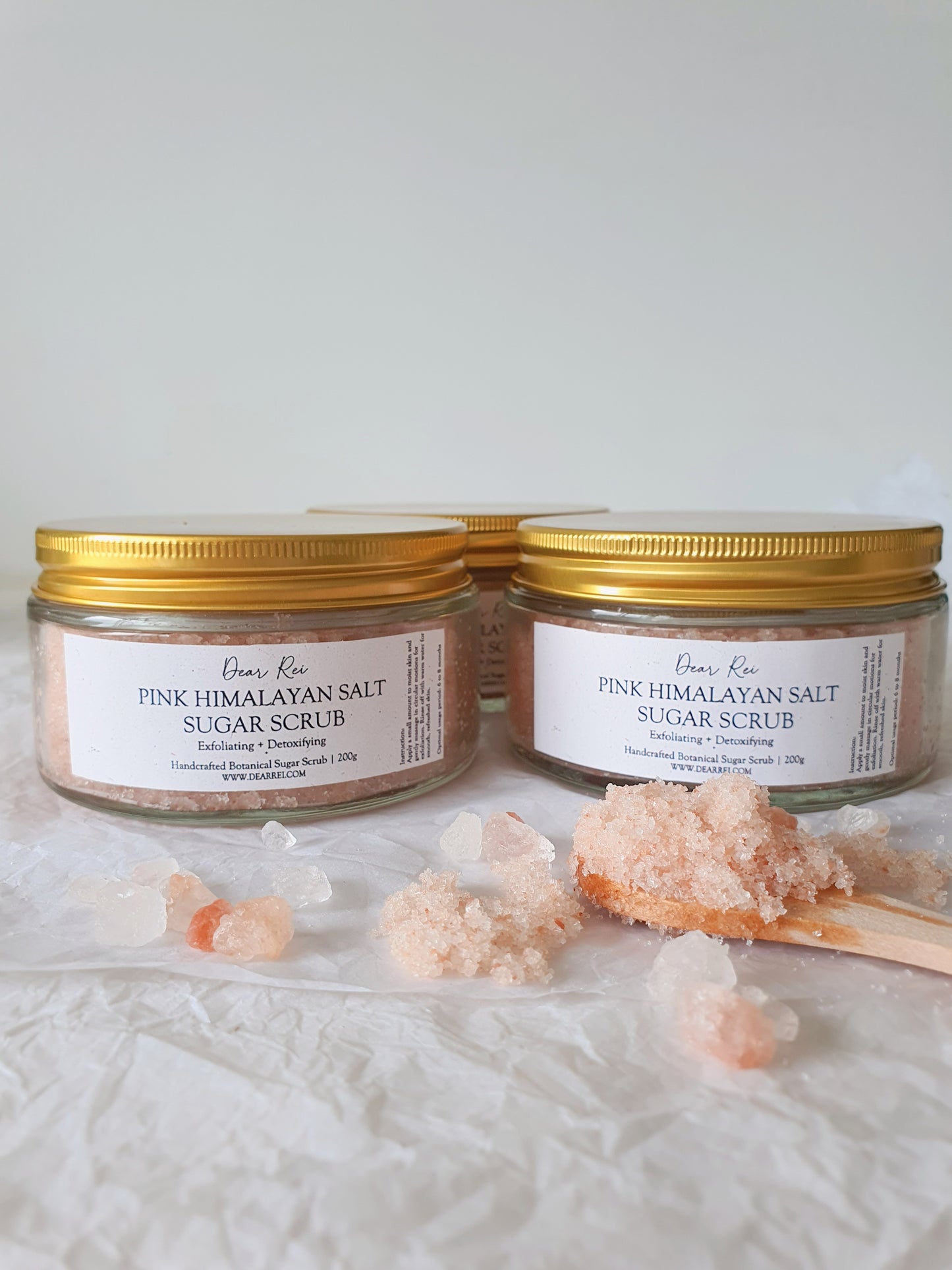 Pink Himalayan Salt • Exfoliating + Detoxifying