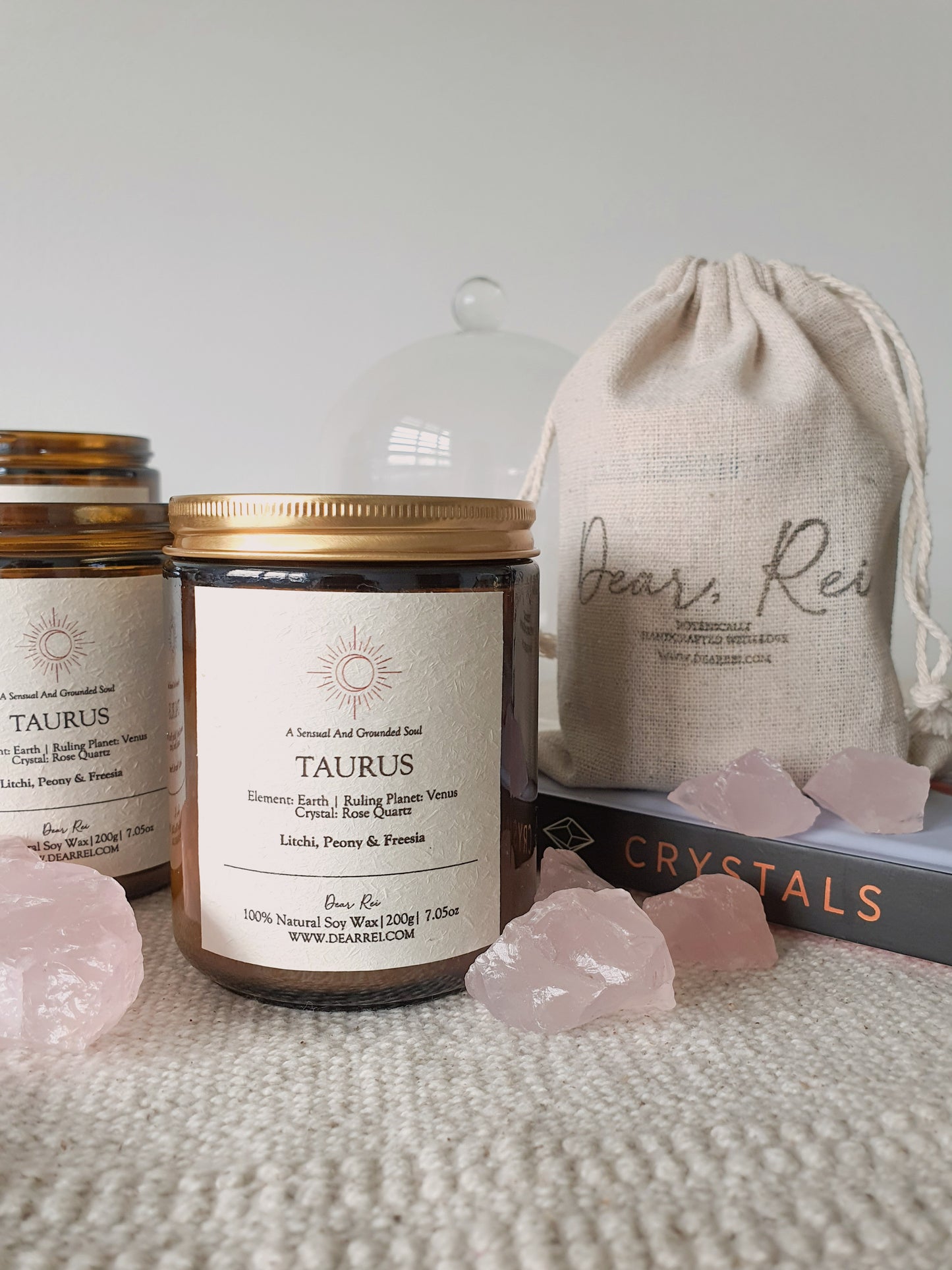 Taurus • Litchi, Peony & Freesia • Rose Quartz