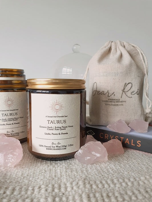 Taurus • Litchi, Peony & Freesia • Rose Quartz