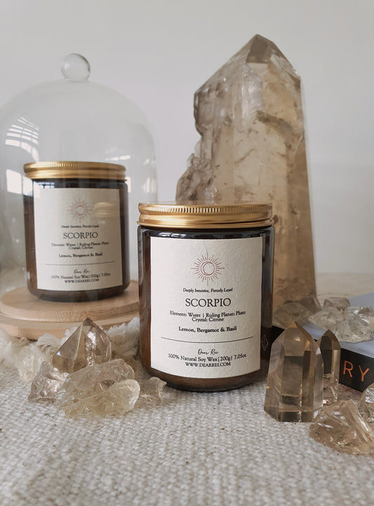 Scorpio • Lemon, Bergamot & Basil • Citrine