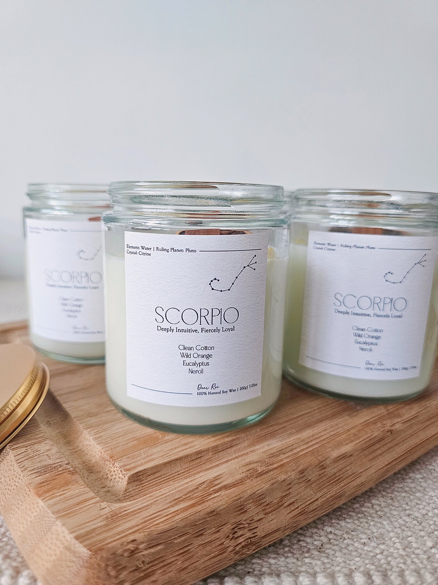 Scorpio • Clean Cotton, Wild Orange, Eucalyptus & Neroli • Citrine