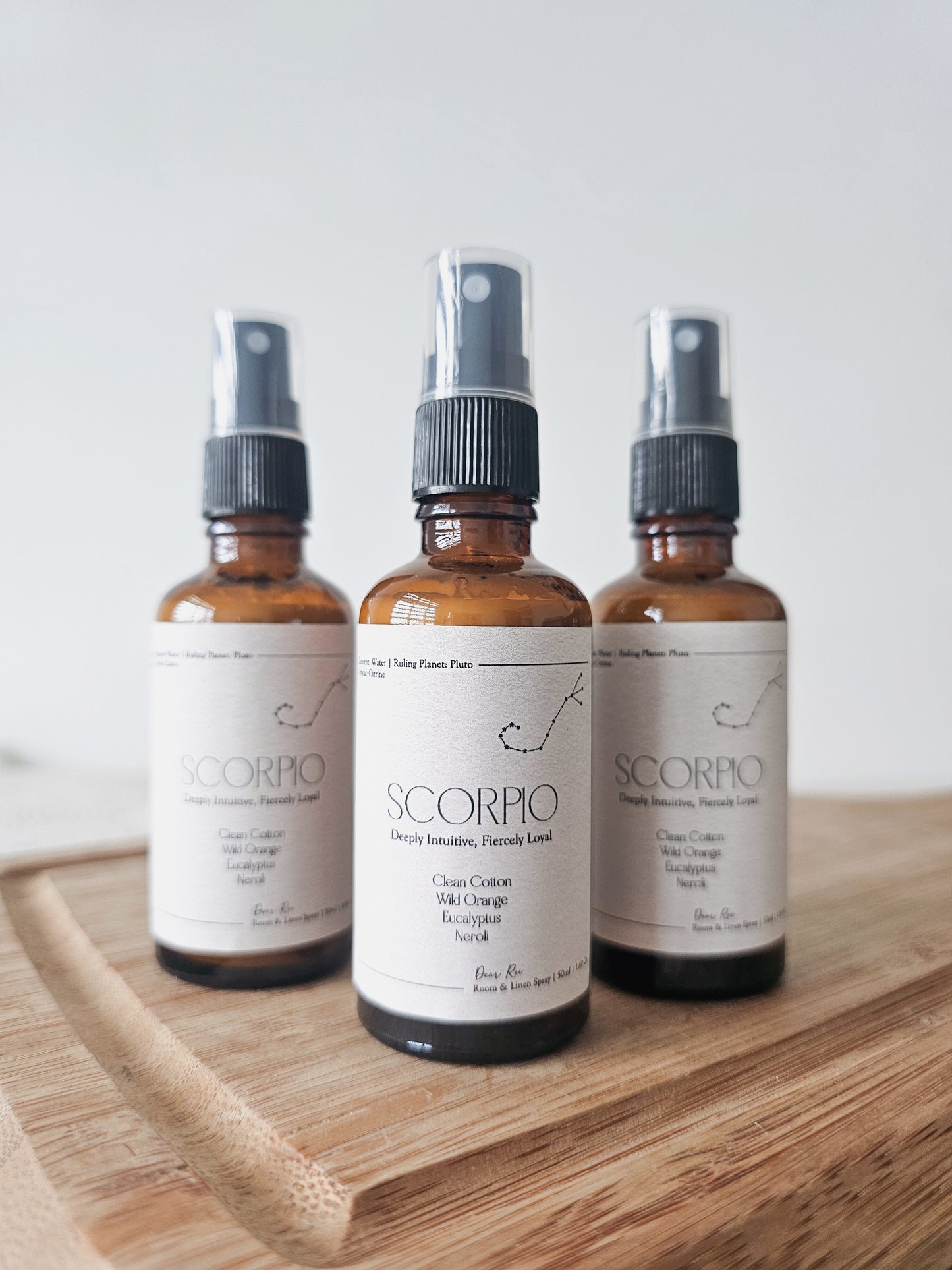 Scorpio • Clean Cotton, Wild Orange, Eucalyptus & Neroli