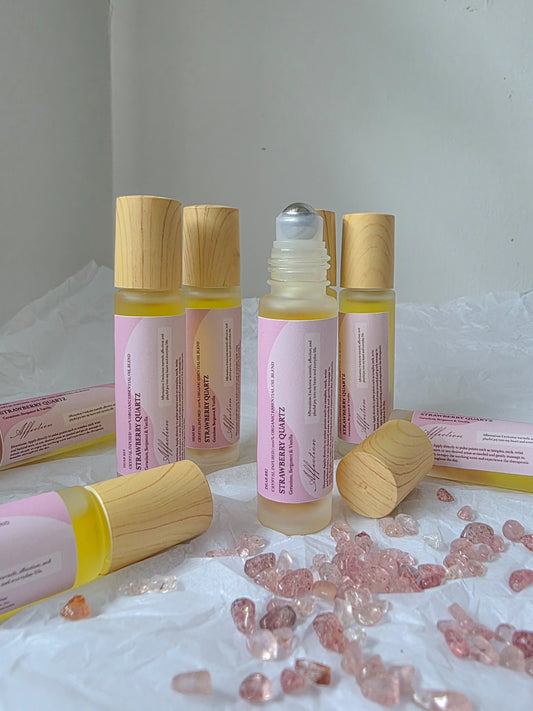 Strawberry Quartz • Affection • Geranium, Bergamot & Vanilla