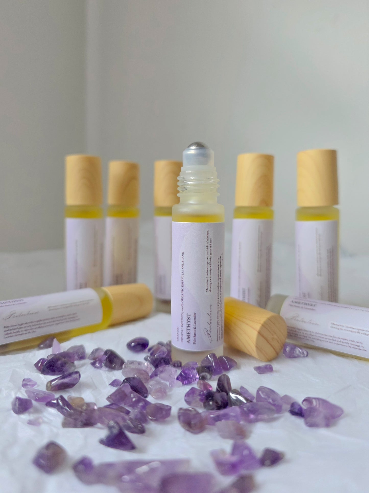 Amethyst • Protection • Palo Santo & Lavender