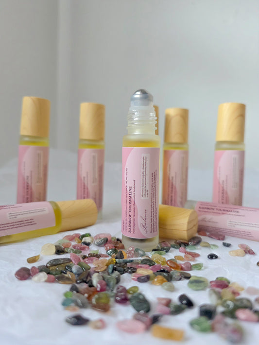 Rainbow Tourmaline • Balance • Pink Grapefruit, Geranium. Chamomile & Sandalwood