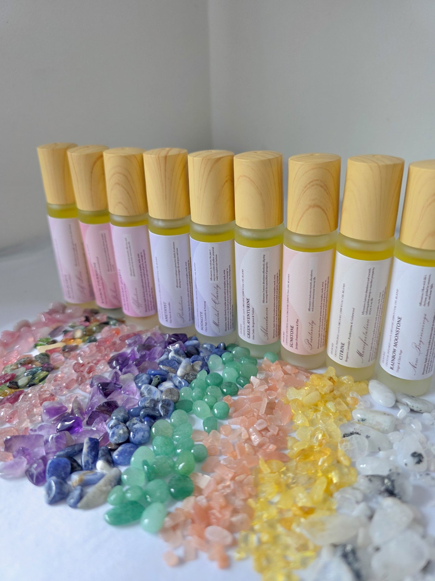 Citrine • Manifestation • Bergamot, Lavender, Frankincense & Cedarwood