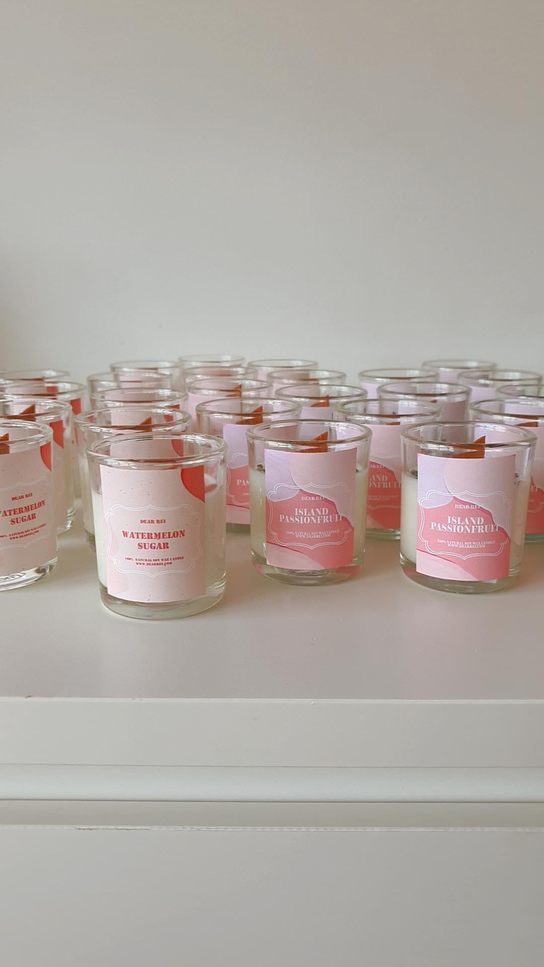 Shot Glass Candles