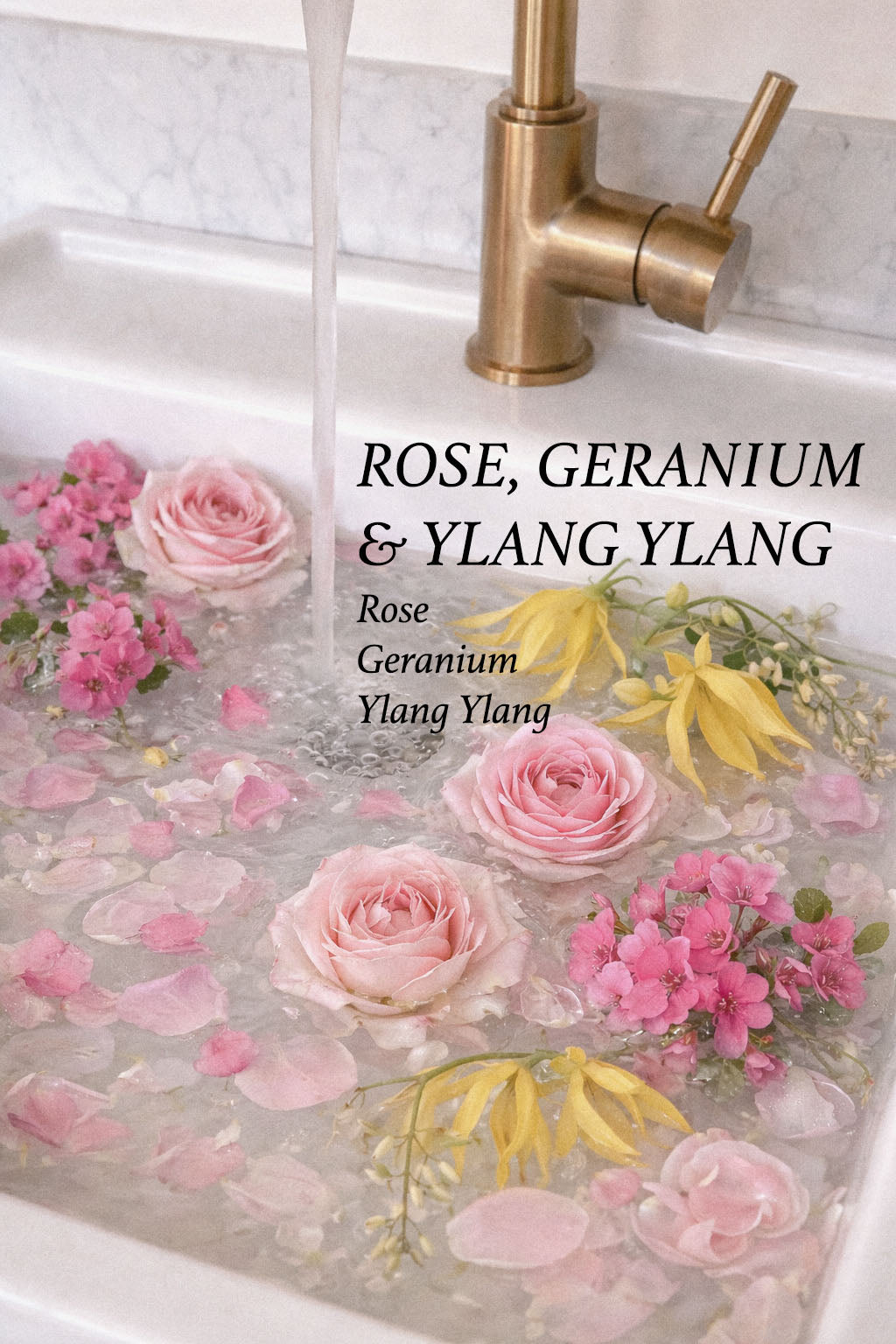 Essential Oil • Rose, Geranium & Ylang Ylang