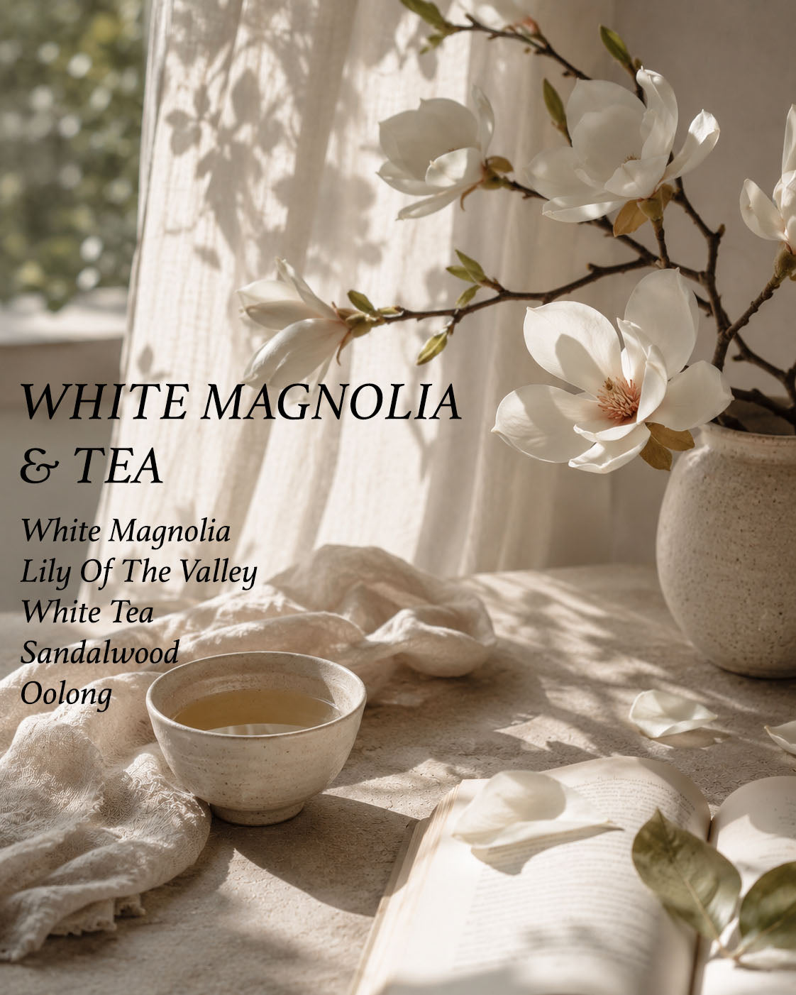Perfume Oil • White Magnolia & Tea