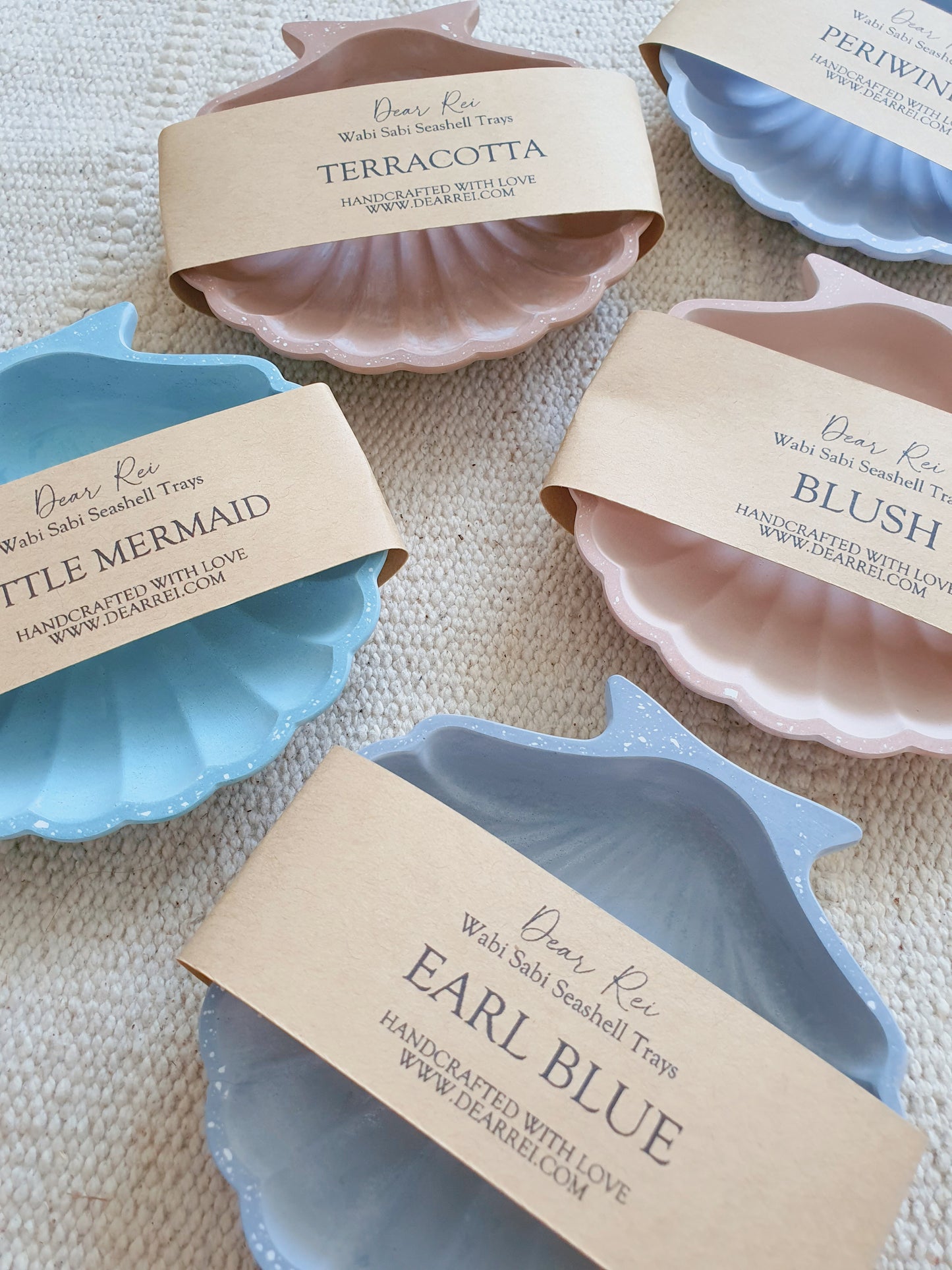 Wabi Sabi Seashell Trays